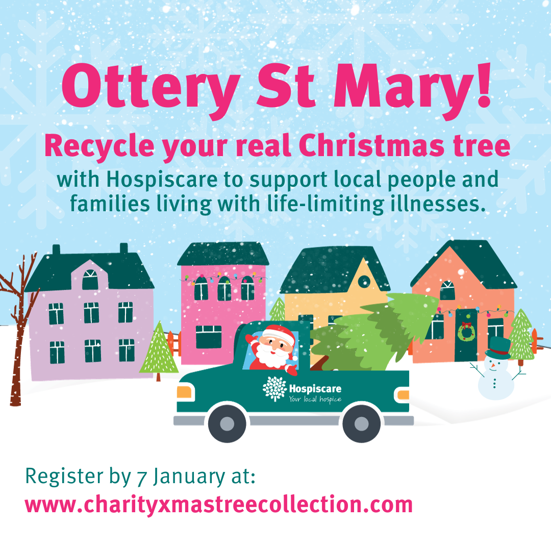 Recycling your real Christmas Tree to support your local hospice ...